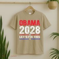 Obama 2028 Lets Fix This T-Shirt thumb 2