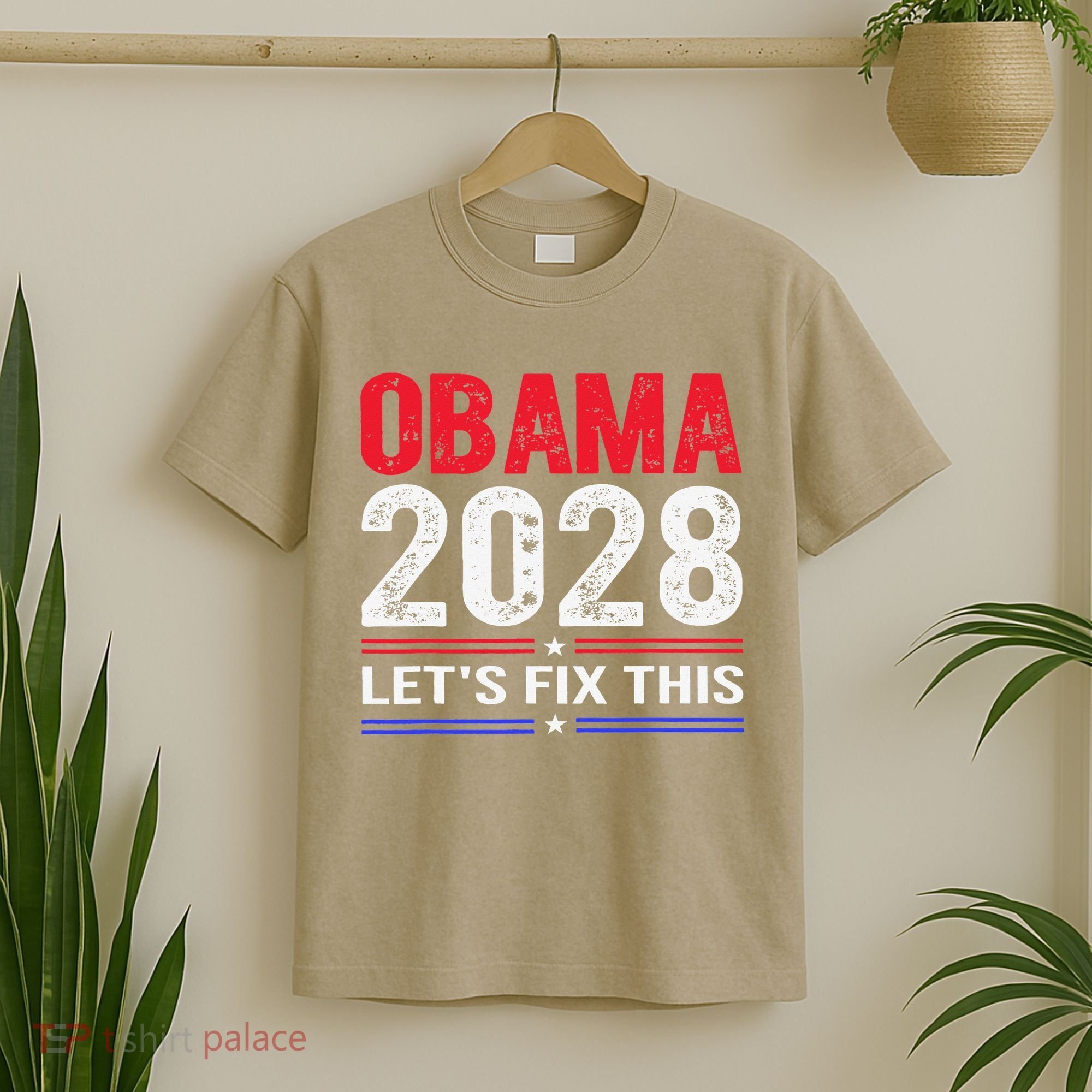 Obama 2028 Lets Fix This T-Shirt