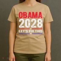 Obama 2028 Lets Fix This T-Shirt thumb 4
