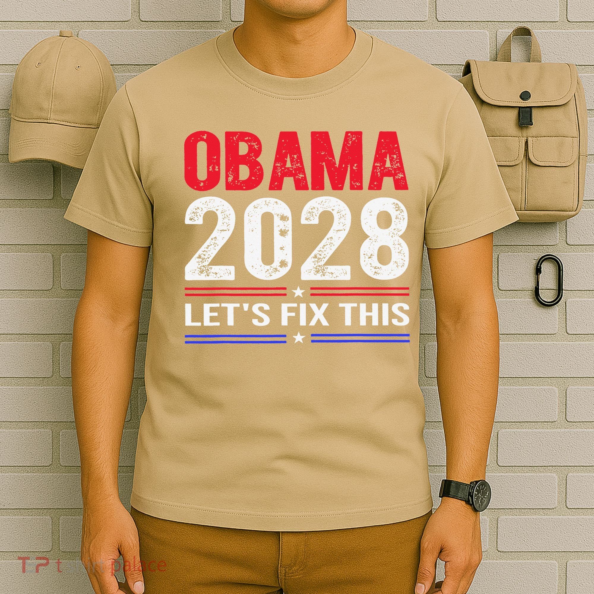 Obama 2028 Lets Fix This T-Shirt