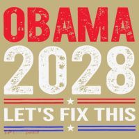 Obama 2028 Lets Fix This Mousepad thumb 1