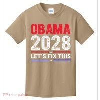 Obama 2028 Lets Fix This Kids T-Shirt thumb 0
