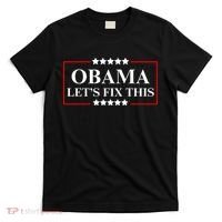 Obama 2028 Let’s Fix This T-Shirt thumb 0