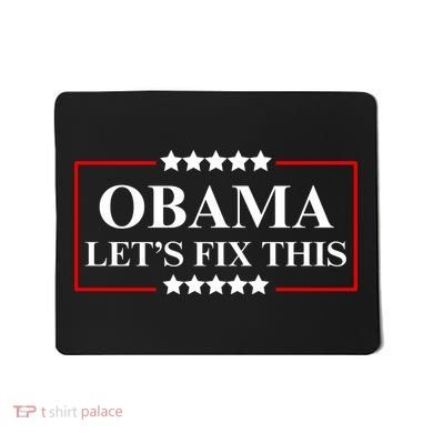 Obama 2028 Let’s Fix This Mousepad
