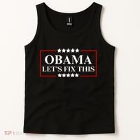Obama 2028 Let’s Fix This Tank Top thumb 2