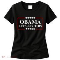 Obama 2028 Let’s Fix This Women's T-Shirt thumb 0