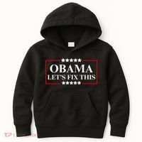 Obama 2028 Let’s Fix This Kids Hoodie thumb 0