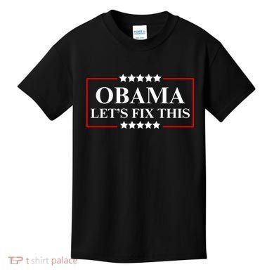 Obama 2028 Let’s Fix This Kids T-Shirt