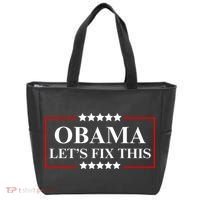 Obama 2028 Let’s Fix This Tote Bag thumb 0