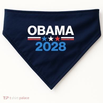 Obama 2028 USA-Made Doggie Bandana