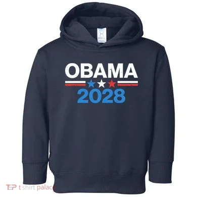 Obama 2028 Toddler Hoodie