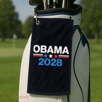 Obama 2028 Golf Towel thumb 2