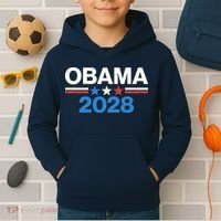 Obama 2028 Kids Hoodie thumb 2