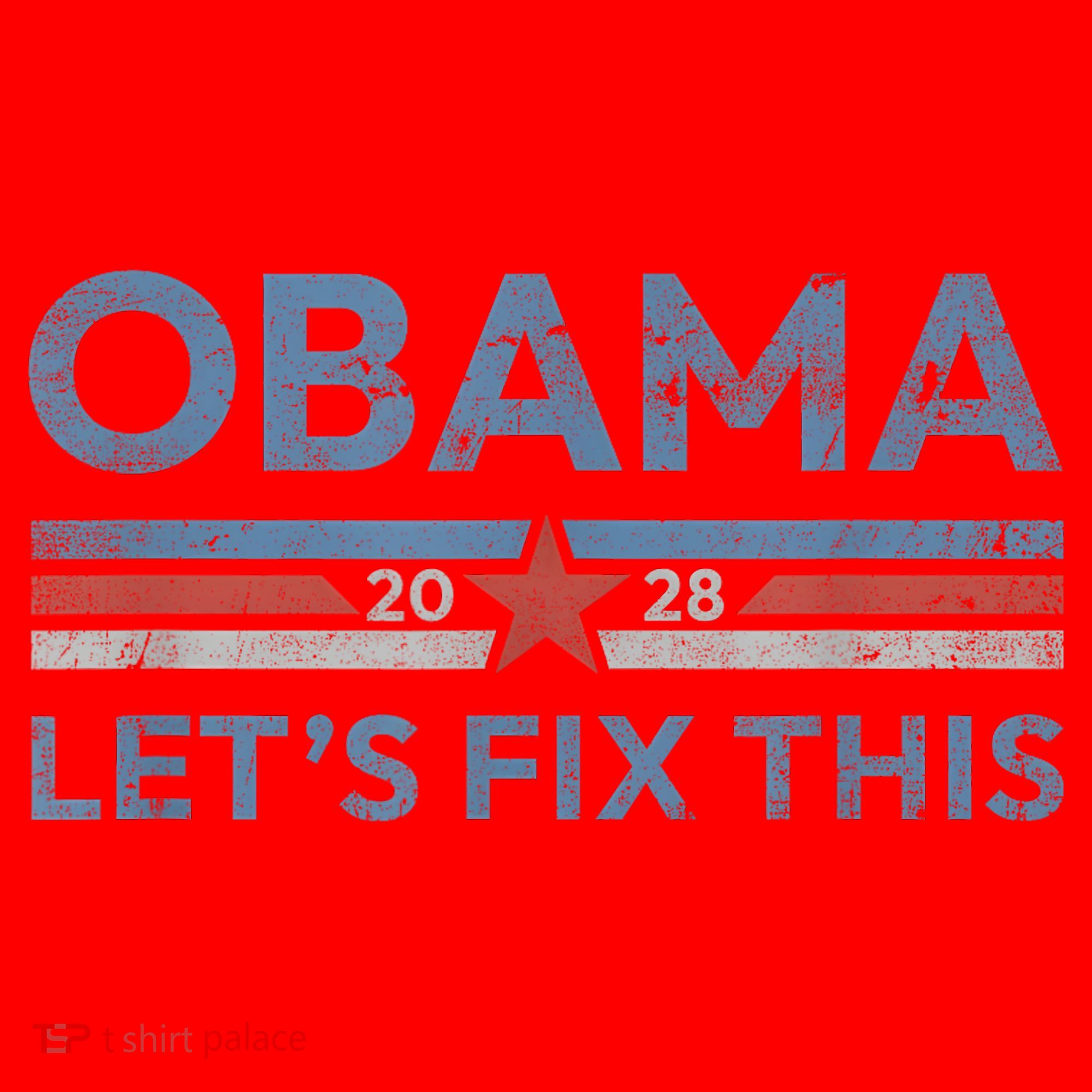 Obama 2028 Political Protest Rally Santa Hat