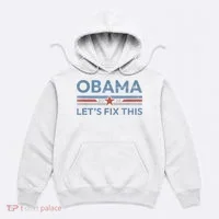Obama 2028 Political Protest Rally Hoodie thumb 0