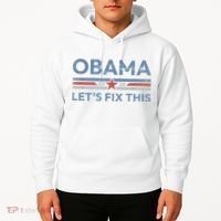 Obama 2028 Political Protest Rally Hoodie thumb 2