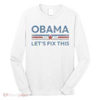 Obama 2028 Political Protest Rally Long Sleeve Shirt thumb 0