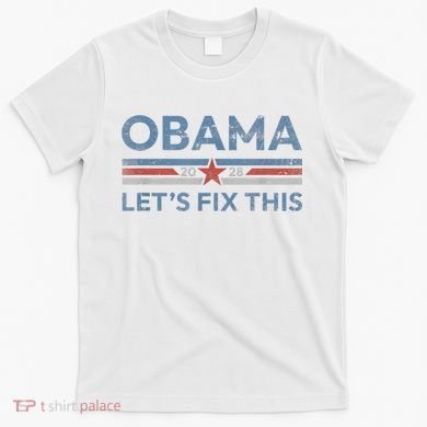 Obama 2028 Political Protest Rally T-Shirt