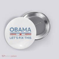 Obama 2028 Political Protest Rally Button thumb 0