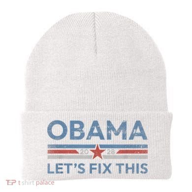 Obama 2028 Political Protest Rally Beanie