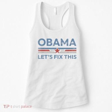 Obama 2028 Political Protest Rally Women's Tank Top