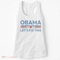 Obama 2028 Political Protest Rally Women's Tank Top thumb 0