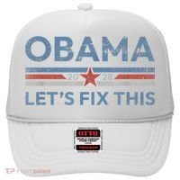 Obama 2028 Political Protest Rally Hat thumb 0