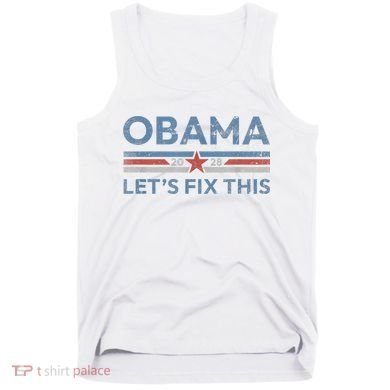 Obama 2028 Political Protest Rally Tank Top