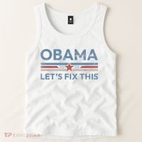 Obama 2028 Political Protest Rally Tank Top thumb 2