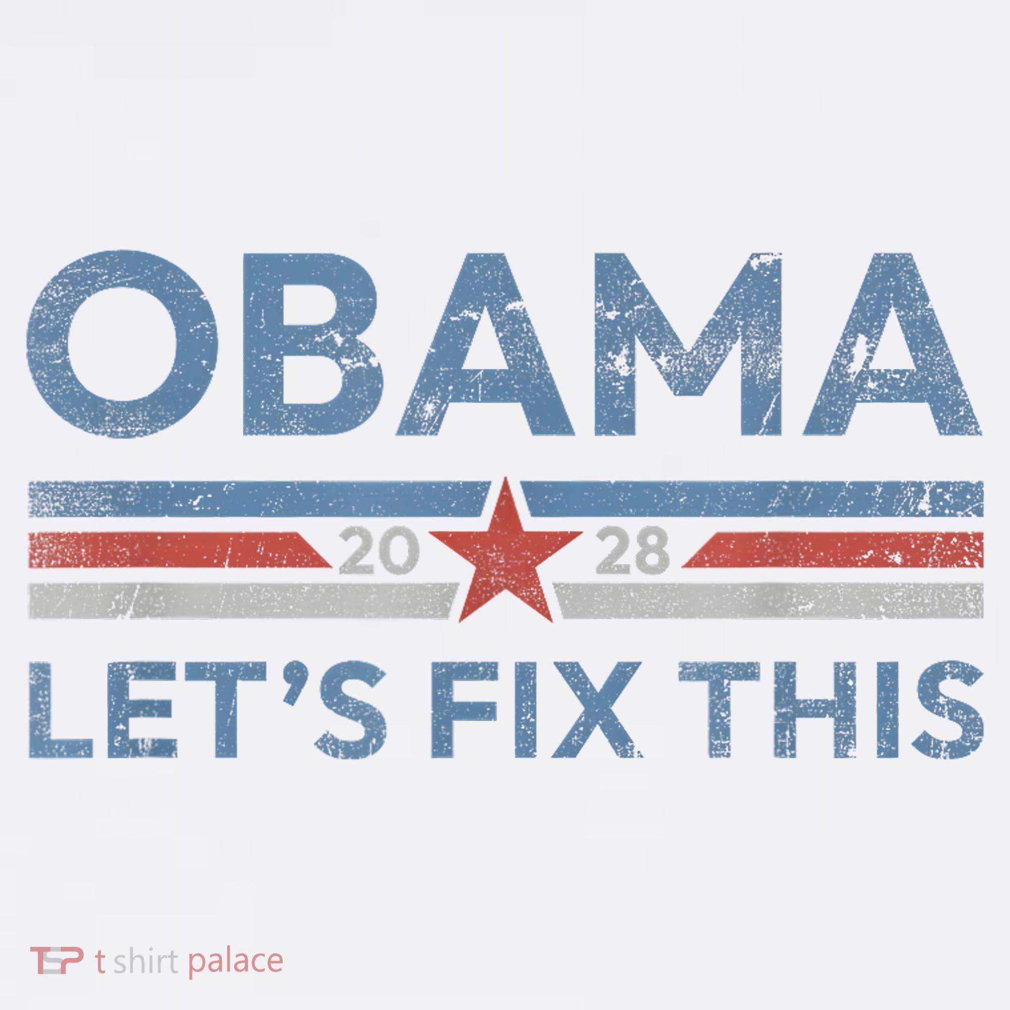 Obama 2028 Political Protest Rally Tank Top