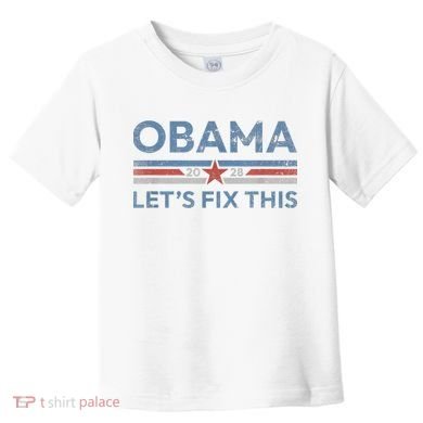 Obama 2028 Political Protest Rally Toddler T-Shirt