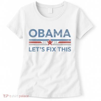 Obama 2028 Political Protest Rally Women's T-Shirt
