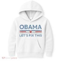 Obama 2028 Political Protest Rally Kids Hoodie thumb 0