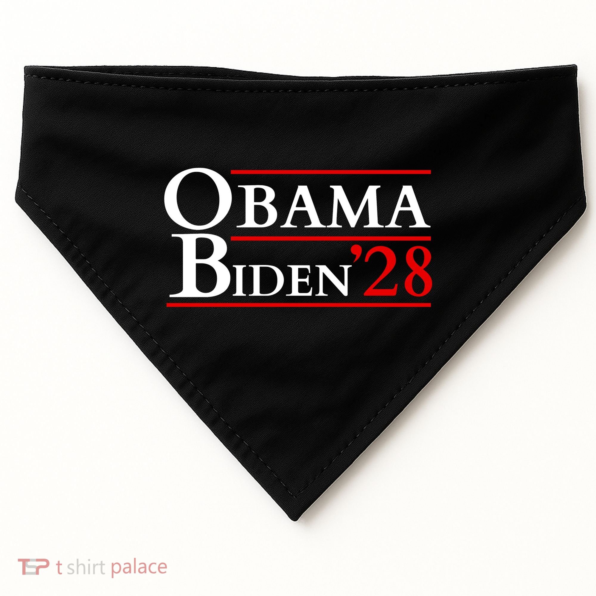 Obama 28 - Retro Campaign Obama Biden USA-Made Doggie Bandana