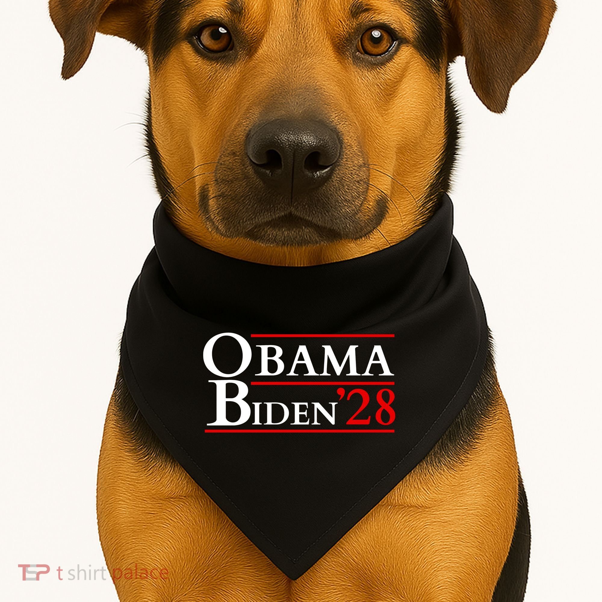 Obama 28 - Retro Campaign Obama Biden USA-Made Doggie Bandana