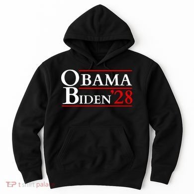 Obama 28 - Retro Campaign Obama Biden Hoodie