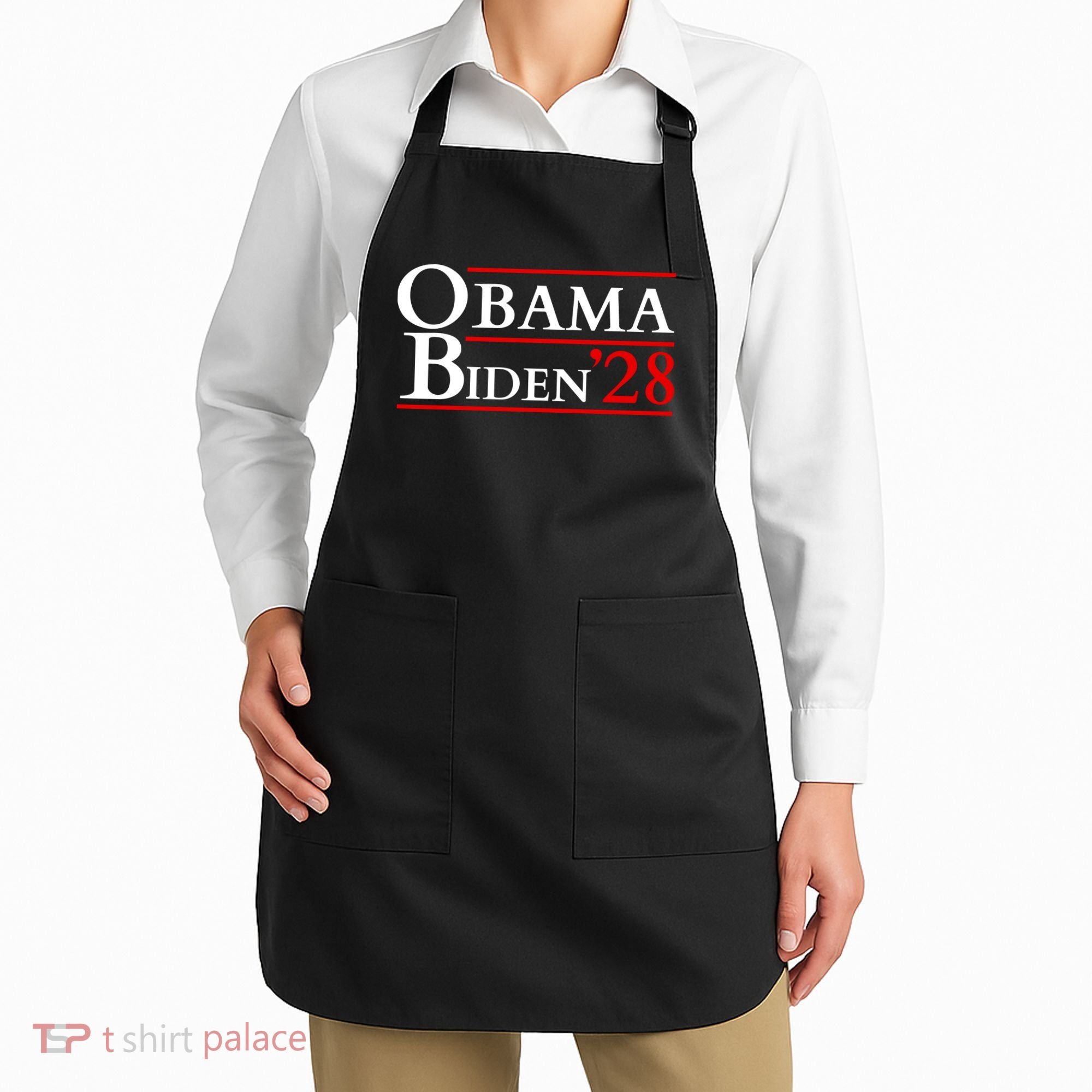 Obama 28 - Retro Campaign Obama Biden Apron