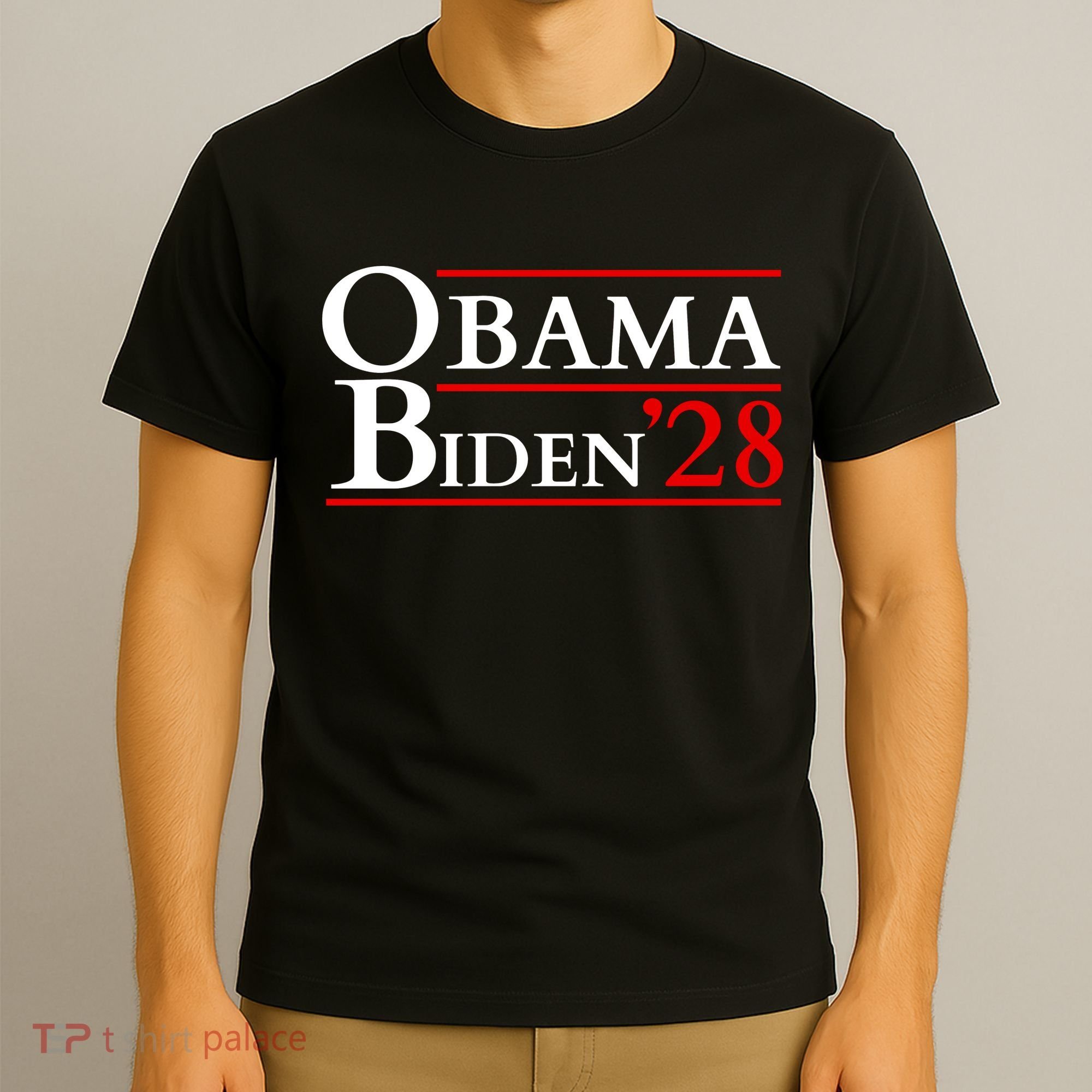 Obama 28 - Retro Campaign Obama Biden T-Shirt