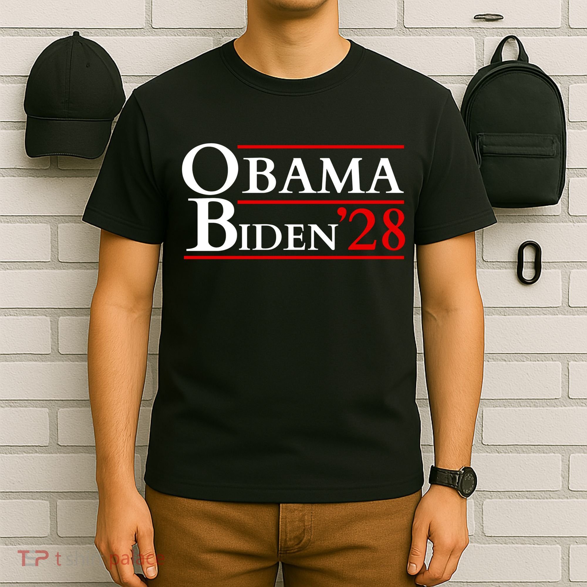 Obama 28 - Retro Campaign Obama Biden T-Shirt