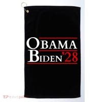 Obama 28 - Retro Campaign Obama Biden Golf Towel thumb 0