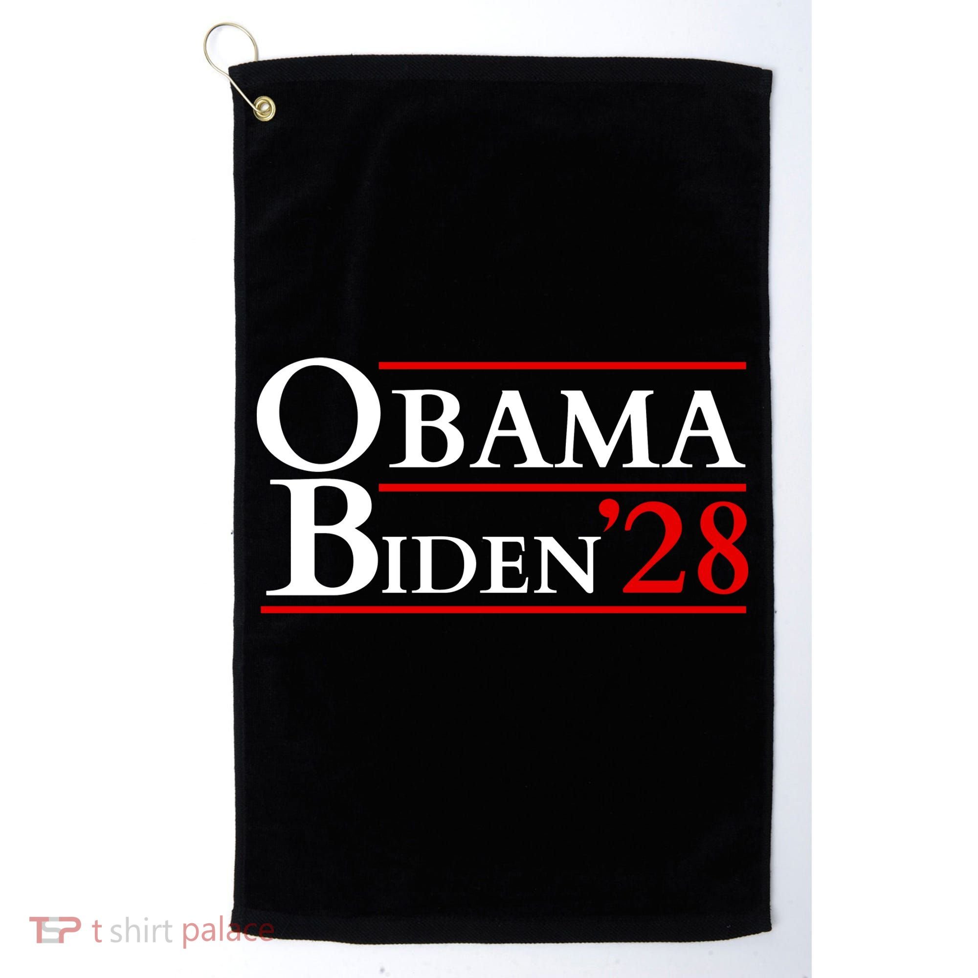 Obama 28 - Retro Campaign Obama Biden Golf Towel