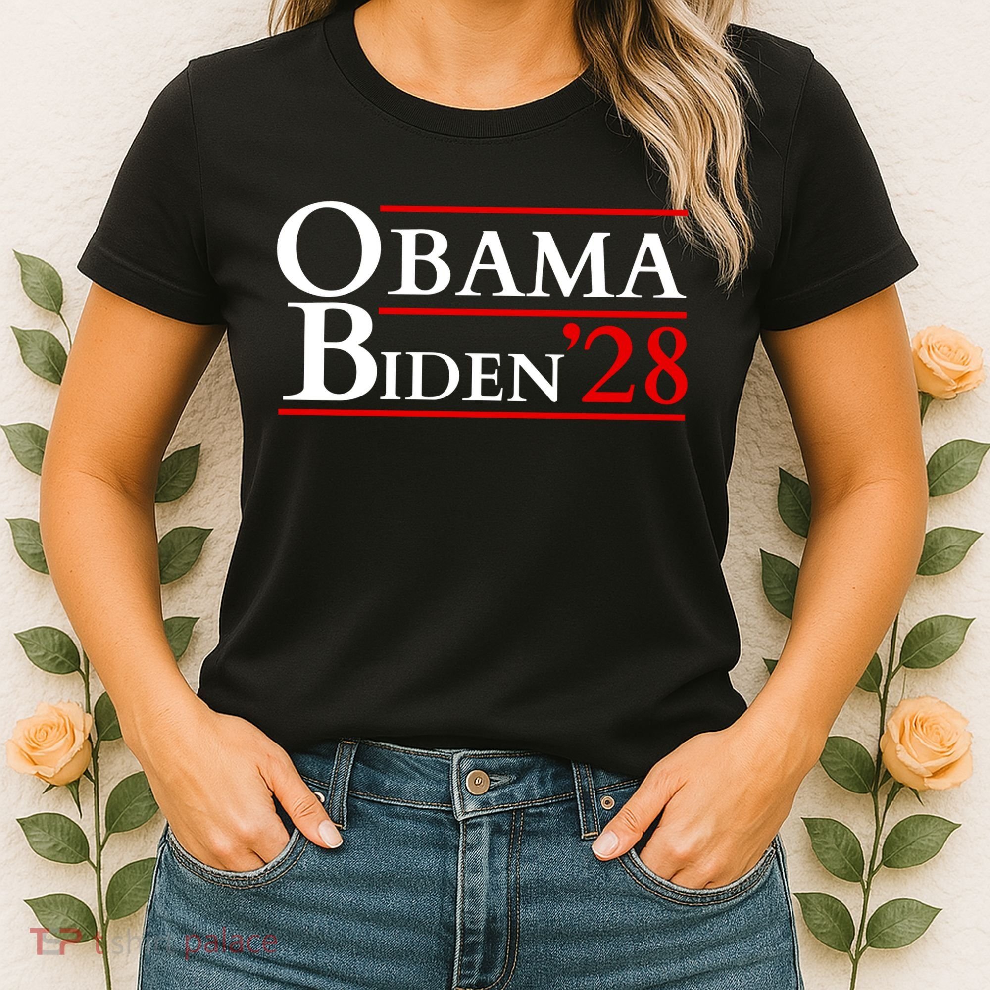 Obama 28 - Retro Campaign Obama Biden Women's T-Shirt