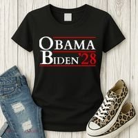 Obama 28 - Retro Campaign Obama Biden Women's T-Shirt thumb 3