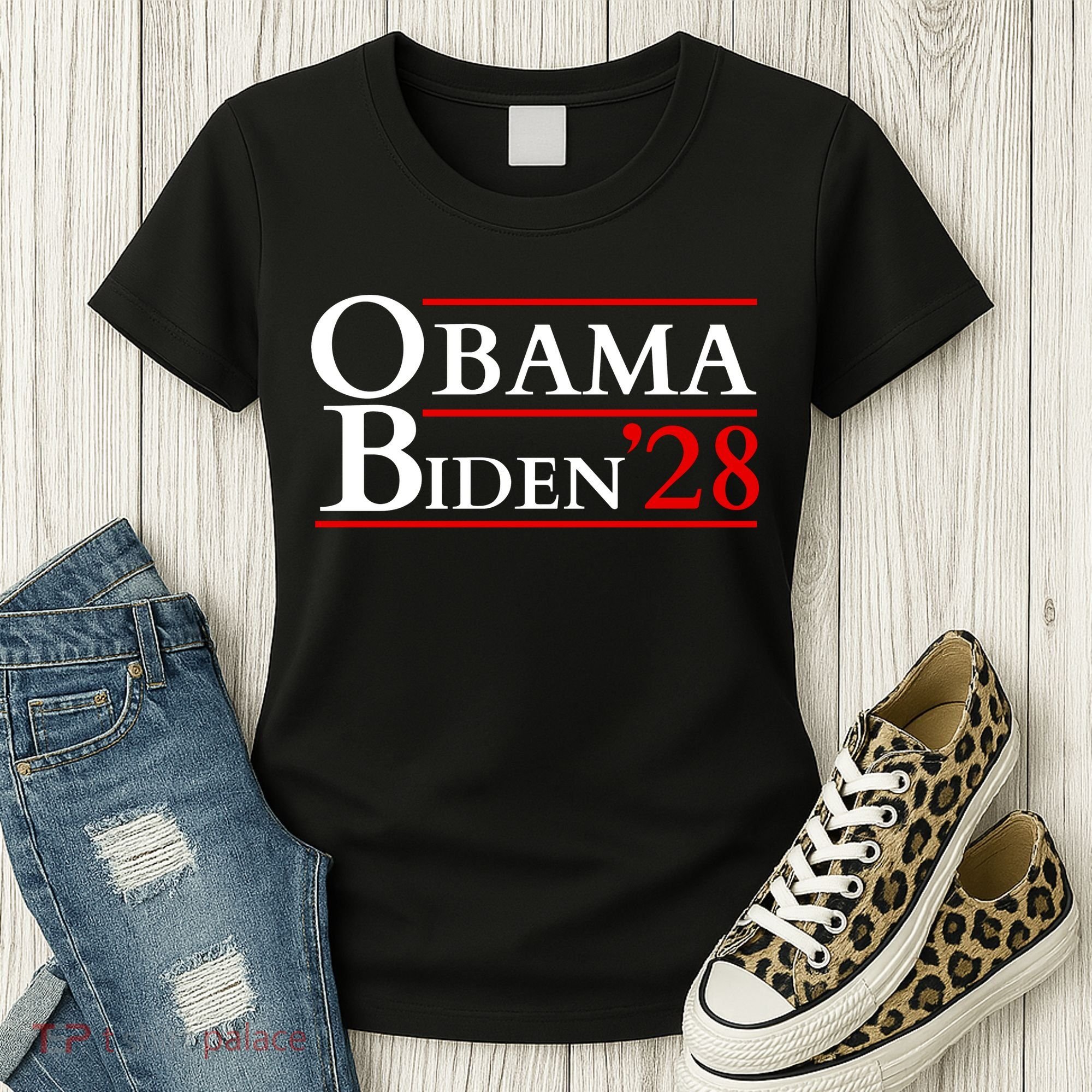 Obama 28 - Retro Campaign Obama Biden Women's T-Shirt