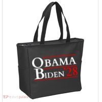 Obama 28 - Retro Campaign Obama Biden Tote Bag thumb 2