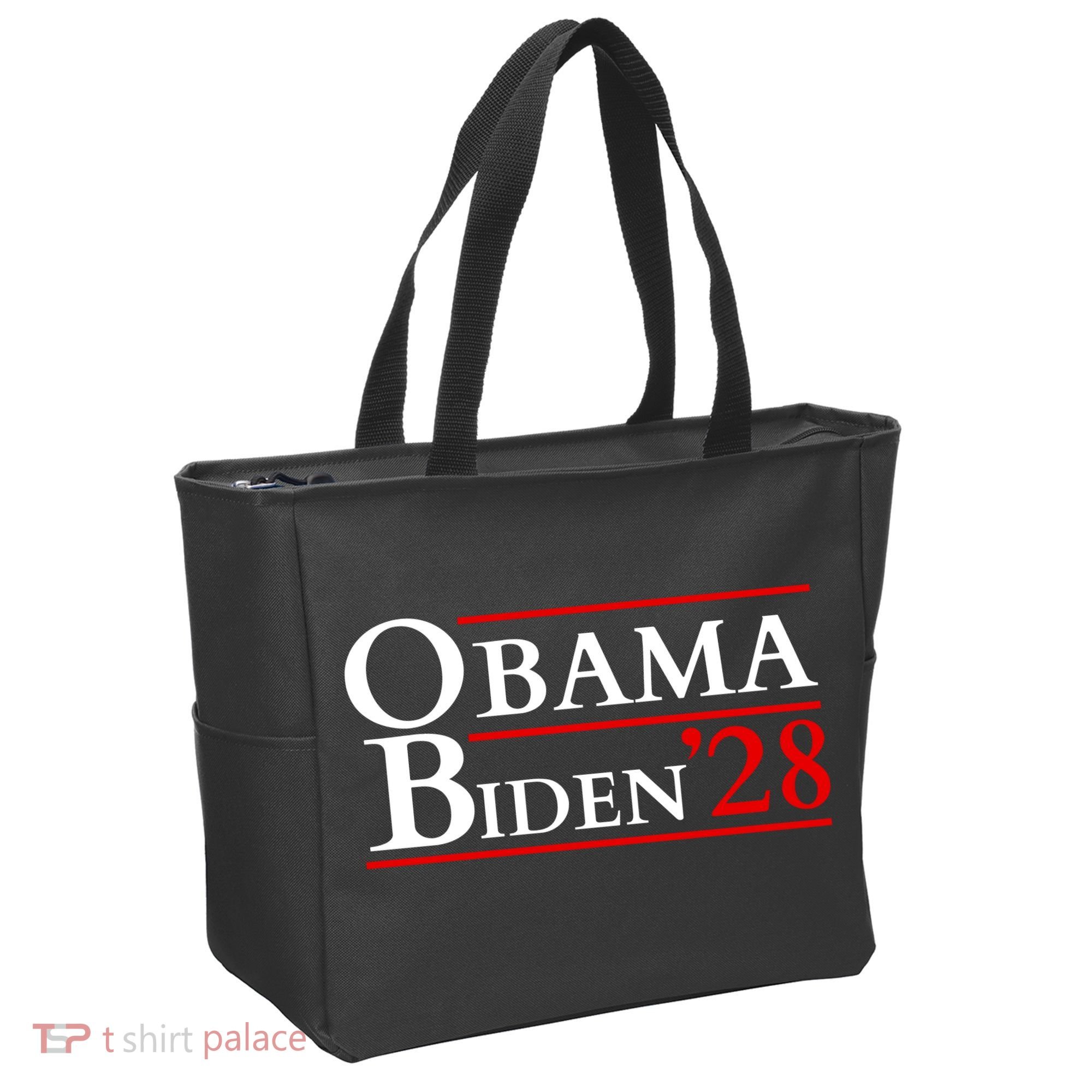 Obama 28 - Retro Campaign Obama Biden Tote Bag