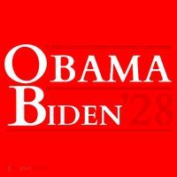 Obama 28 - Retro Campaign Obama Biden Santa Hat thumb 1