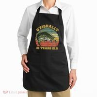 OFishally 21 Years Old Fishing Birthday Theme Party 21st Apron thumb 2
