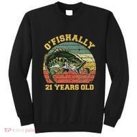OFishally 21 Years Old Fishing Birthday Theme Party 21st Sweatshirt thumb 0