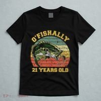 OFishally 21 Years Old Fishing Birthday Theme Party 21st T-Shirt thumb 5